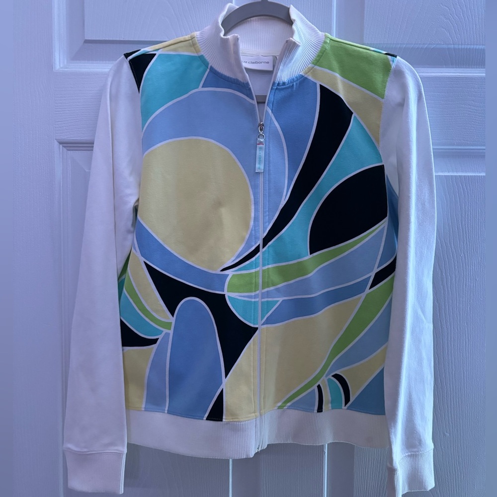 women’s medium liz claiborne zip up‎